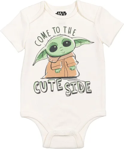 Miniatura 3 de STAR WARS Mandalorian The Child - Conjunto de 3 piezas para bebé body y pantalones