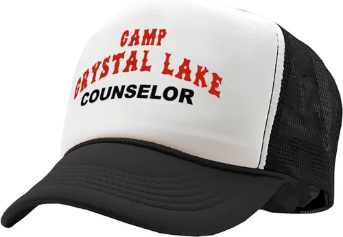 Miniatura 11 de Camp Crystal Lake Counselor - Halloween - Gorra de camionero estilo retro vintage