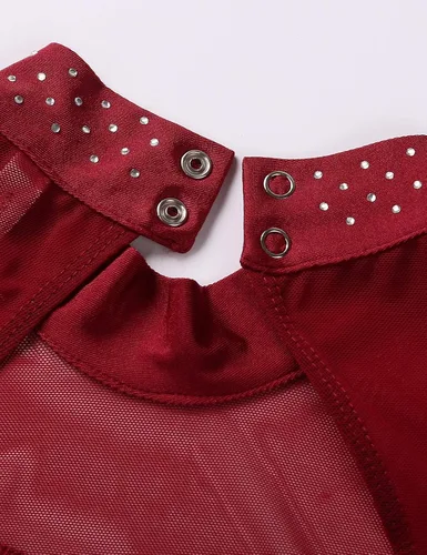 Miniatura 6 de QinCiao - Traje de ballet para mujer con pedrería brillante