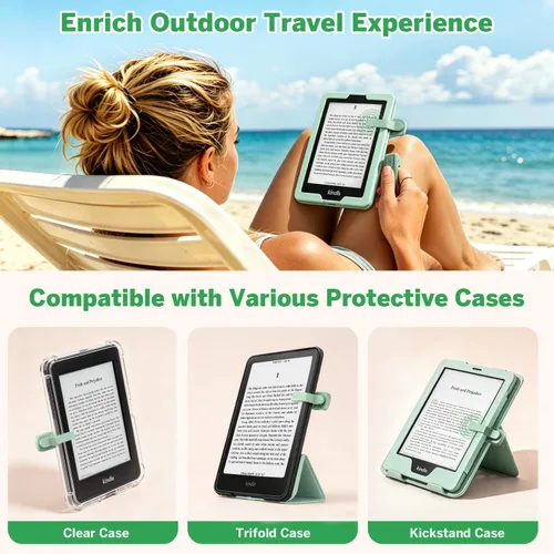 Miniatura 6 de Anillo girador de páginas para Kindle, control remoto para iPhone, iPad, tabletas Android, lectores electrónicos, girador de páginas para Kindle
