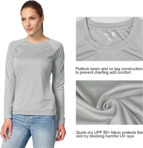 Miniatura 4 de BALEAF Womens Long Sleeve Shirts UPF50 Sun Protection Quick Dry Hiking Fishing