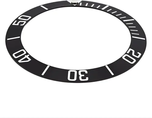 Miniatura 2 de Ewatchparts BISEL INSERTO PARA TAG HEUER AQUARACER 41MM CASO WAB 2010, WAB2011 RELOJ NEGRO