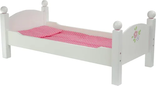 Miniatura 5 de Doble litera Teamson de lunares, de princesa, de 18" , 18", Blanco