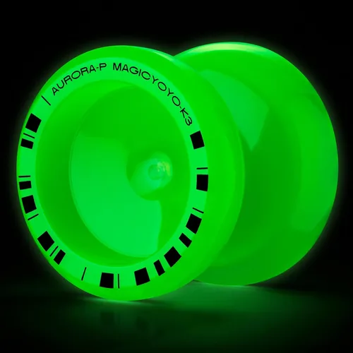 Miniatura 10 de MAGICYOYO Crystal Yoyo K3 Aurora-p, yoyó sensible para niños de 8 a 12 años, truco de giro de dedo profesional para avanzados, con rodamiento que