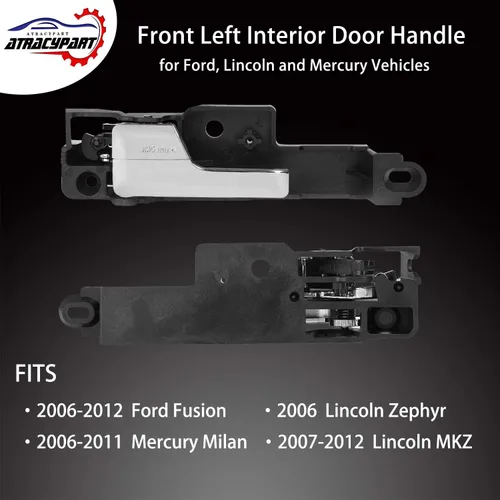 Miniatura 3 de ATRACYPART Manija de puerta interior delantera izquierda lado del conductor - para Ford Fusion 2006-2012 Lincoln MKZ 2007-2012 Lincoln Zephyr 2006