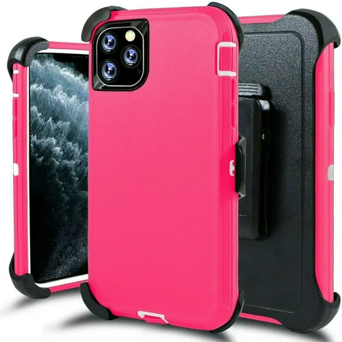 Miniatura 9 de Defender - Funda protectora compatible con iPhone 12 Pro Max, funda híbrida a prueba de golpes, diseño de doble capa, cubierta dura diseñada