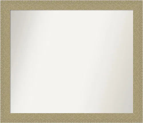 Miniatura 40 de Amanti Art Espejo de pared personalizado no biselado (24.25 x 24.25 pulgadas), marco dorado de mosaico, varios tamaños personalizados, espejo