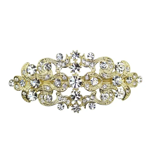 Miniatura 25 de Faship Precioso pasador floral de cristal AB Rhinestone