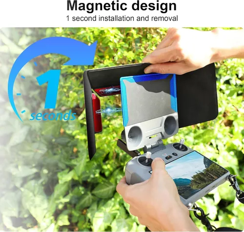 Miniatura 7 de FPVtosky Controlador RC 2 más kit de protector para DJI Lito X1/Mini 5 Pro/4 Pro/Flip/Air 3S, kit incluye cubierta de capó solar RC 2, cordón RC2