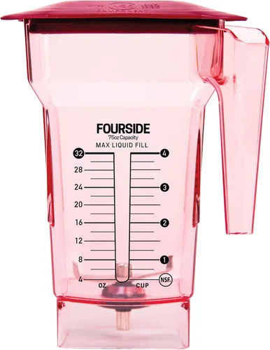 Miniatura 8 de Blendtec Tarro comercial FourSide de 75 onzas, tarro de repuesto de cuatro lados, compatible con la mayoría de las licuadoras Blendtec - Capacidad