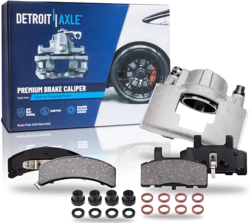 Miniatura 34 de Detroit Axle - Pinza de disco del lado del acompañante + pastillas de freno de cerámica de repuesto para Lexus HS250H Toyota RAV4 Prius V Scion xB