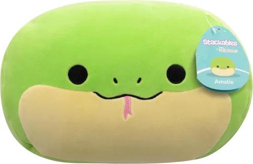 Miniatura 16 de Squishmallows Stackables Original - Mapache Javari de 12 pulgadas en lavanda ultra suave, oficial de Jazwares Marmota Lavanda