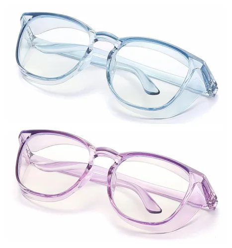 Miniatura 22 de Alsenor Gafas de seguridad antiniebla, gafas protectoras con bloqueo de luz azul, antipolvo, protección UV, para hombres y mujeres (jade)