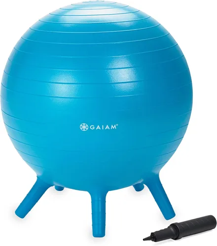 Stay-N-Play - Pelota de equilibrio para niños, silla escolar flexible, asiento alternativo activo para escritorio de aula con patas de estabilidad