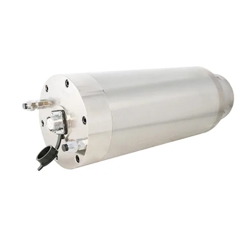 Motor de husillo CNC ATO, 6kW trifásico 380V refrigerado por agua Motor de husillo CNC 14.5A φ125mm ER25 Collets 400Hz 24000rpm, para máquinas CNC