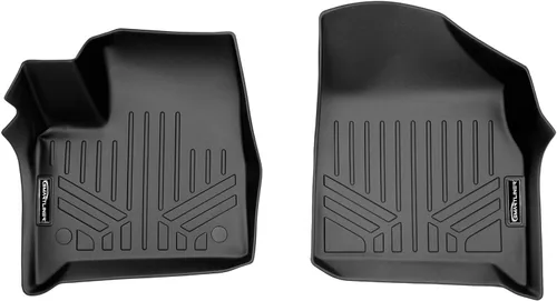 Miniatura 42 de SMARTLINER Juego de alfombrillas de piso de 2 filas compatibles con Chevrolet Traverse 2011-2017