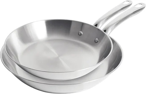 Miniatura 10 de T-fal Gourmet - Juego de utensilios de cocina de acero inoxidable de 15 piezas, ollas y sartenes, apto para lavavajillas, apto para horno hasta 500