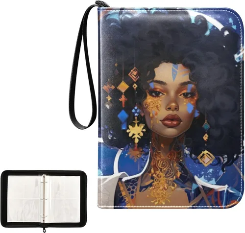 Miniatura 9 de Beach Shells - Carpeta impermeable para tarjetas intercambiables, 400 bolsillos, estuche de exhibición con fundas para tarjetas, juego