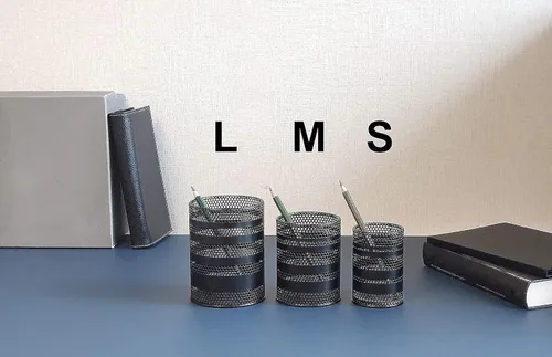 Miniatura 4 de Soporte para bolígrafo para escritorio, soporte de malla metálica para lápices, organizador de tazas, papelería de oficina, soporte para brochas