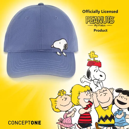 Miniatura 7 de Concept One Peanuts Snoopy Dad Hat, Adult Baseball Cap with Curved Brim