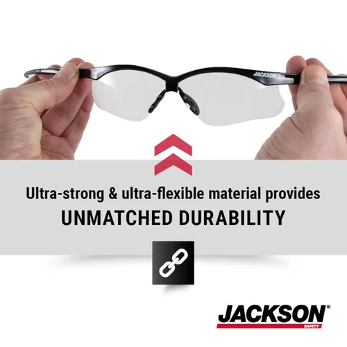 Miniatura 4 de Jackson Safety Gafas de seguridad SG – Protección ocular para hombres y mujeres – ANSI Z87.1 (paquete de 12)