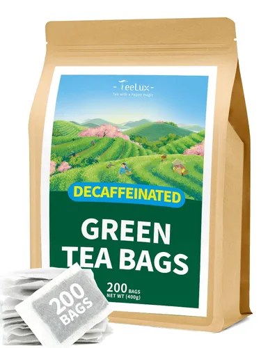 Miniatura 28 de TeeLux Bolsas de té verde menta, té verde con menta, menta verde y citronela, con cafeína, 100% real y natural, 100
