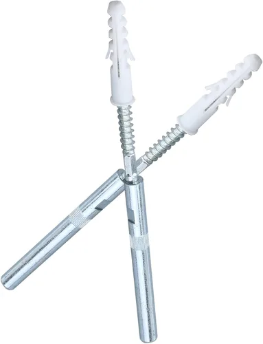 Miniatura 4 de MY MIRONEY 8 piezas de soporte flotante para estante flotante, soporte invisible, soporte de metal ciego para soportes de pared ocultos, 0.39 x 6.5