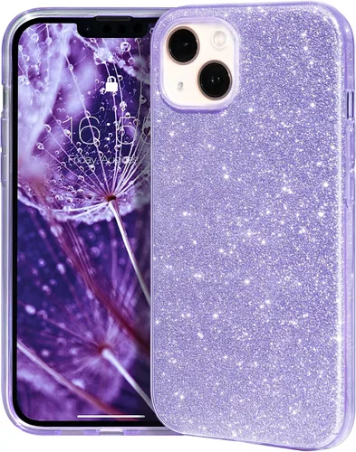 Miniatura 10 de MATEPROX Bling Sparkle - Funda protectora compatible con iPhone 13 de 6.1 pulgadas de 2021 (verde)