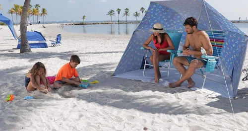 Miniatura 5 de Rio Beach - Refugio para el sol Speedy Pop-Up Beach Cabaña de 8 x 8 x 6 pies