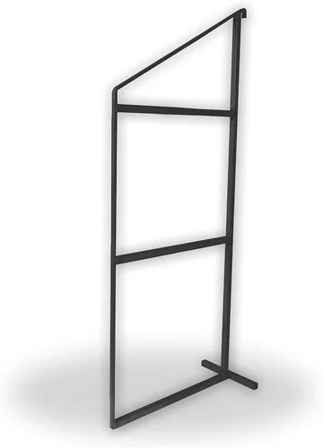 Miniatura 8 de Generic Soportes de estantería de acero negro resistente de 2 niveles, se venden en pares