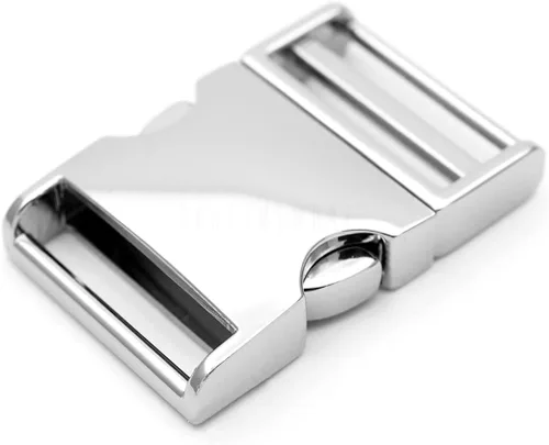 Miniatura 9 de CRAFTMEMORE Hebilla de liberación lateral curvada de metal de 1-1/2 pulgadas de bloqueo ajustable para mochilas de cinturón, collar de mascotas