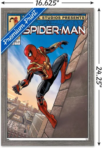 Miniatura 3 de Trends International Marvel Spider-Man: No Way Home - Póster de pared de cómic de pared, 22.4 pulgadas de largo x 14.7 pulgadas, versión enmarcada