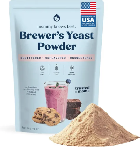 Miniatura 8 de Brewers Levadura en polvo para galletas de lactancia para lactancia materna - Suplemento de lactancia para aumentar la leche materna - Levadura