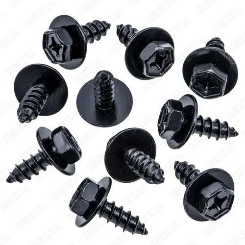 Rexka Perno de tornillo de moldeo basculante para cubierta de parachoques para 90159-60498 Tacoma, Tundra, Highlander, RAV4, ES, GS, is, LS, RX