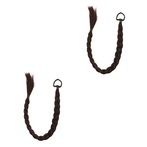 Miniatura 10 de Beaupretty 4 piezas de extensiones largas de cola de caballo con clip de cola de caballo para mujer