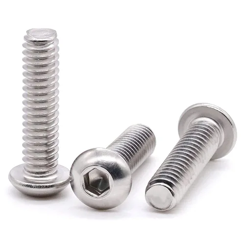Miniatura 5 de Tornillos de cabeza de botón M3-0.020 x 0.394 in (100 unidades), acero inoxidable 18/8 304, totalmente roscado, rosca gruesa de máquina, unidad