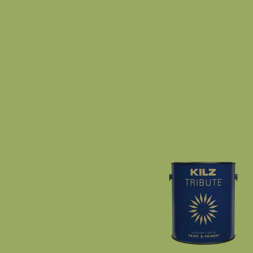Miniatura 57 de KILZ TRIBUTE Pintura e imprimación, para interiores, semibrillante, Vintage Indigo, 1 galón Índigo Victoria