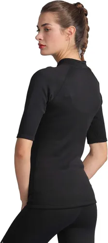 Miniatura 6 de Camisa de sauna para mujer, sudadera de neopreno para adelgazar, moldeador de cintura, neopreno, camisa de sauna con cremallera
