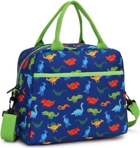 Miniatura 10 de VX VONXURY - Lonchera para mujeres y niñas, bolsa de almuerzo aislada, bonita bolsa de almuerzo con mariposa morada, contenedor de alimentos