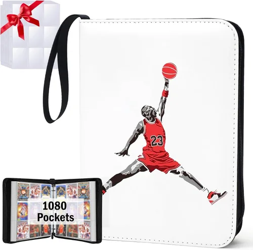 Miniatura 9 de Carpeta de tarjetas de fútbol de 400 bolsillos para tarjetas de fútbol 2025 2026, bolsa de almacenamiento portátil impermeable con fundas extraíbles