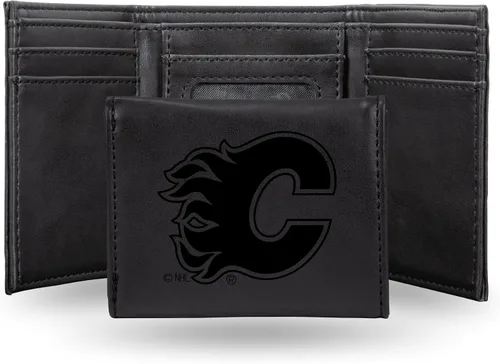 Miniatura 17 de NHL Rico Industries - Billetera triple grabada con láser y tres pliegues, accesorio para hombre