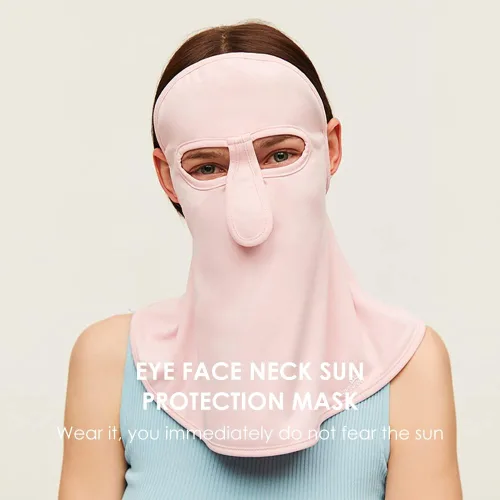 Miniatura 2 de Neck Gaiter Face Scarf Cover Sun Protection Balaclava Cloth Bandanas with Ear Loops SLF3M263