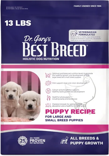 Miniatura 9 de Dr. Gary's Best Breed Puppy Recipe - Alimento para cachorros formulado por veterinarios con DHA y EPA, pollo y pescado, todas las razas