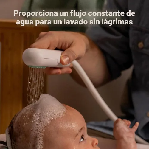 Miniatura 2 de Frida Baby Control The Flow - Accesorio rociador para bañera de bebé, cabezal de ducha con masajeador de cuero cabelludo, controla el flujo de agua