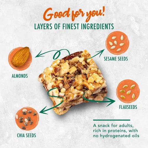Miniatura 4 de Melissa's Clean Snax® con chía y linaza, aperitivos envasados sin gluten, todos naturales, sabores no artificiales añadidos, aperitivos crujientes