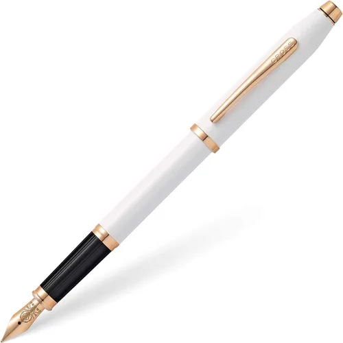 Miniatura 15 de Cross Century II - Bolígrafo de punta Selectip, lacado negro con detalles chapados en oro de 23 quilates