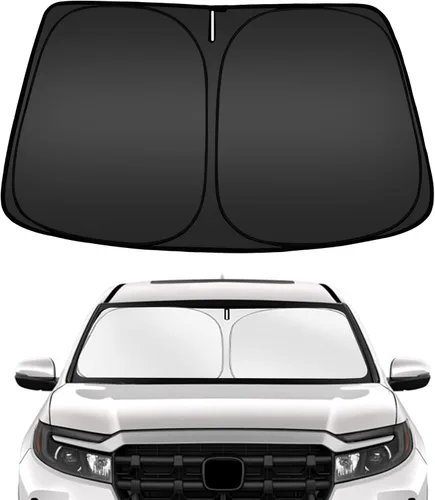Miniatura 33 de ARISMOTOR - Parasol plegable para parabrisas para Honda Civic 11.ª generación 2022-2025 2026, protector de visera de sol personalizado para ventana