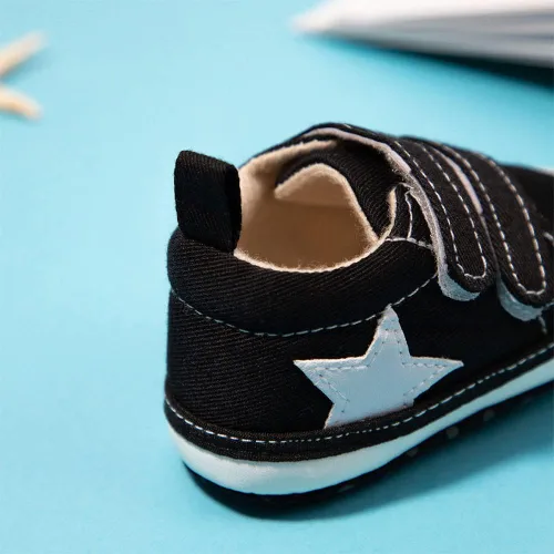 Miniatura 5 de Unsex - Tenis de lona para bebés y niñas, para recién nacidos, antideslizantes, suela suave, para cuna, estilo casual