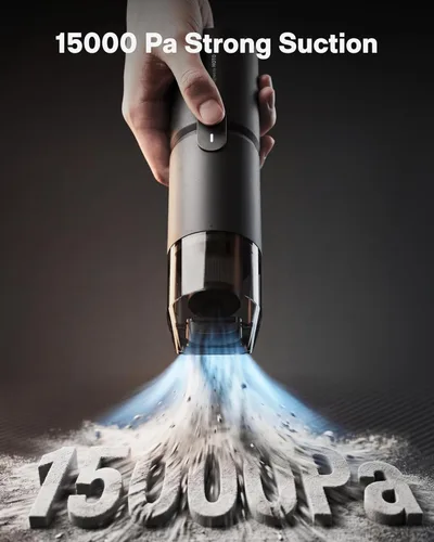 Miniatura 3 de HOTO Aspiradora de Mano Inalámbrica, Aspiradora de Escritorio Soplador de Aire Eléctrico Comprimido 15000Pa de Succión, 4-en-1 Portátil Aspiradora