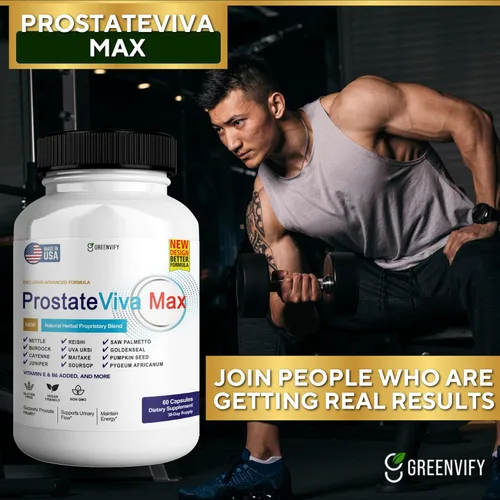 Miniatura 6 de ProstateViva Max Suplementos de próstata para hombres, flujo urinario natural y apoyo de la vejiga, 60 cápsulas